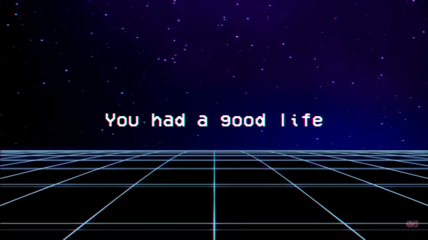 synthwave,Retrowave,grid,sad,quote,vaporwave