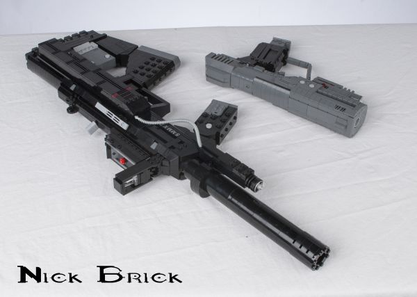 LEGO,Halo,pistolet,arme,Trooper,mitraillette