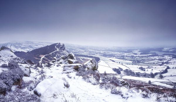 landschap,heuvel,hemel,sneeuw,winter,filter