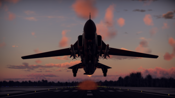 MiG 23ML,War Thunder,เครื่องบิน,เครื่องบินขับไล่เจ็ท,พระอาทิตย์ตก