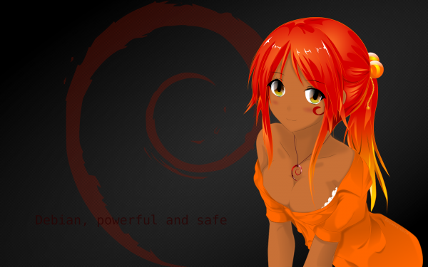 Linux,fete anime,os tan,Debian