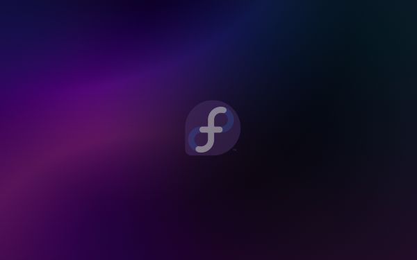 Linux,sfondo viola,Fedora