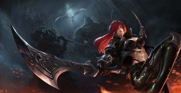 anime, Λεγεώνα των Θρύλων, Δάρειος, Katarina League of Legends, Σιών, Κέιλ