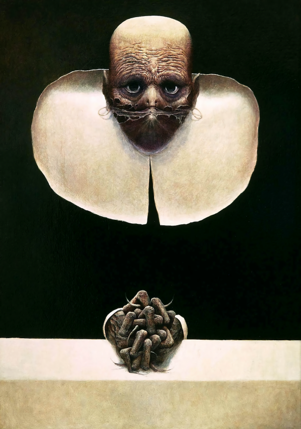 artwork,Zdzis aw Beksi ski,donker