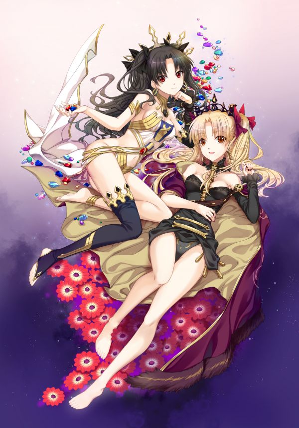 Anime,Meninas anime,Série Fate,Grande Ordem do Destino,Ordem grande de Ishtar Fate,Ereshkigal Fate Grand Order