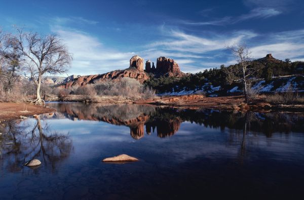 paisaje,montañas,colina,lago,agua,rock