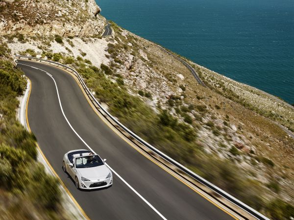 voiture,véhicule,Toyota,route,côte,Col de montagne