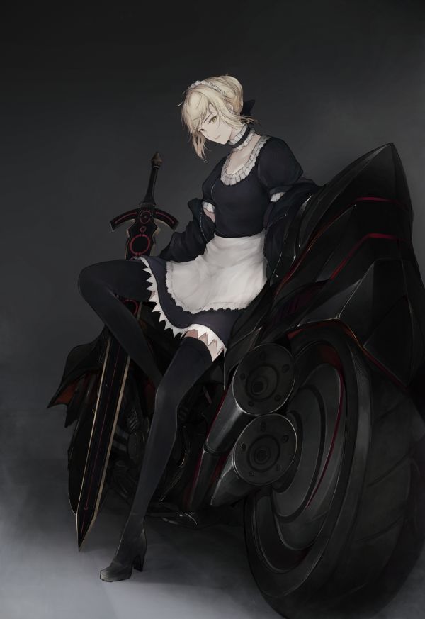 Anime girls,Anime,Kader Büyük Siparişi,Sabre Alter,marumoru