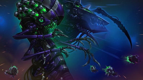 Crossover,Hots,eroi della tempesta,Astronave,mech,Zerg