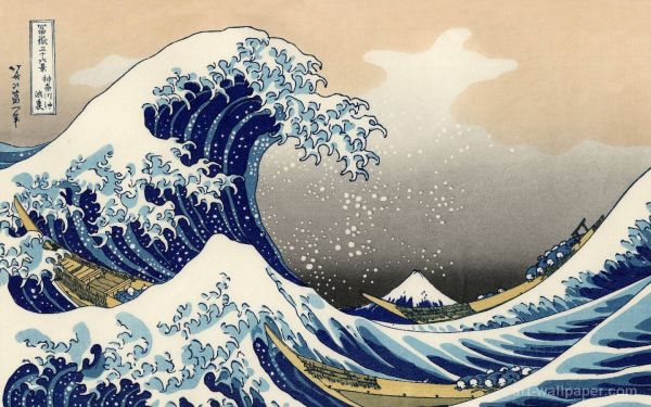 1440x900 px,obra de arte,Fuji,ótimo,Hokusai,Kanagawa