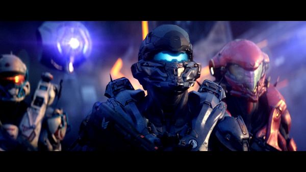 Halo,Halo 5 Guardians,Spartan Locke,spaceship,Osiris Squad,screenshot