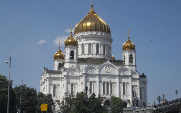 Μόσχα, λευκή πέτρα, cathedral of christ the saviour