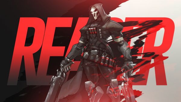 video games,Overwatch,Reaper Overwatch,Blizzard Entertainment,graphic design,graphics