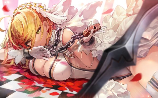 动漫女孩,动漫,军刀新娘,命运大秩序,Nero Claudius,Goomrrat