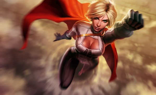 fantasiataiteesta,supersankari,DC Comics,power Girl,anime,kuvakaappaus