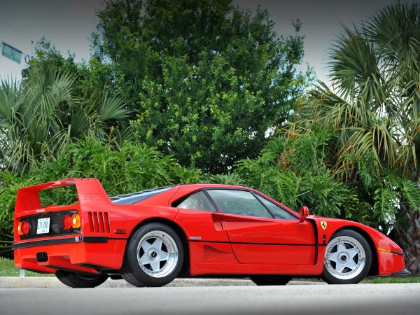 bil,fordon,sportbil,Ferrari,Ferrari F40,prestanda bil