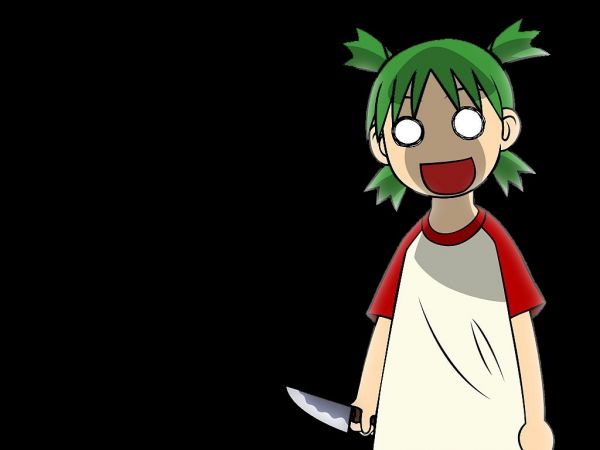 illustration,anime,Anime piger,tegneserie,grønt hår,Yotsubato