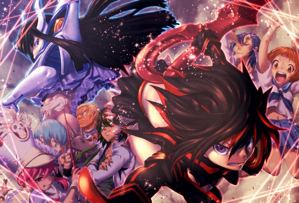 ilustrasi, anime, gadis anime, Jakuzure Nonon, Kill la Kill, komik