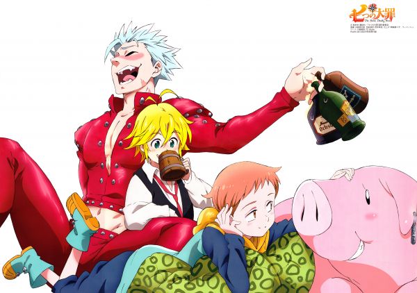 anime,anime gutter,anime men,Nanatsu ingen Taizai,Seven Deadly Sins,meliodas