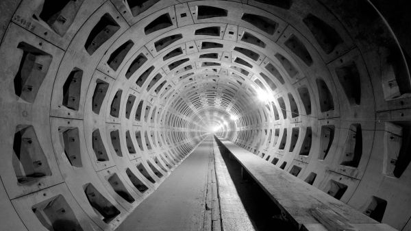 monochroom,architectuur,fotografie,symmetrie,tunnel,wit