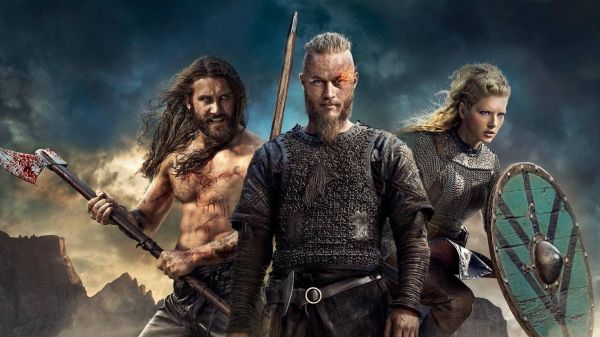 blod, langt hår, Katheryn Winnick, soldat, Vikings, Ragnar Lodbrok