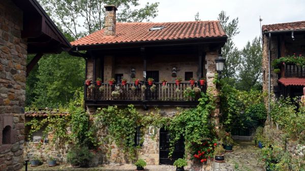 falu,cantabria,Spanyolország,Barcena Mayor