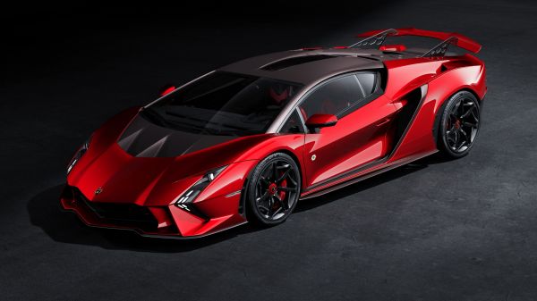 Lamborghini,спортивная машина,Красные автомобили,автомобиль,Lamborghini Invencible,Суперкары