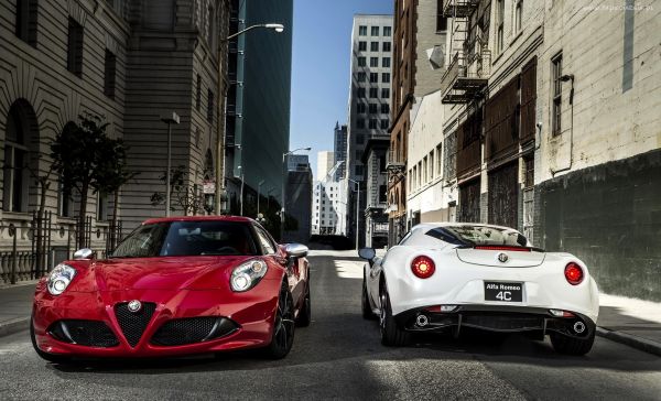 autó,jármű,sportkocsi,Alfa Romeo,Alfa Romeo 4C,Ferrari California