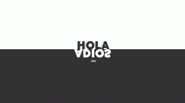 hola,juomalasi,minimalismia,typografia,yksivärinen