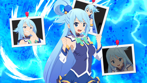 Aqua KonoSuba,小野坂濑ni淑福,动漫女孩