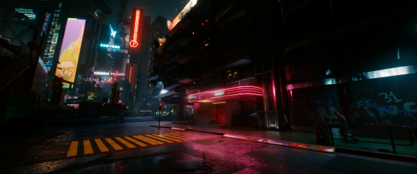 cyberpunk,Cyberpunk 2077,วีดีโอเกมส์,ภาพหน้าจอ,wide screen