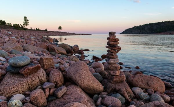 morze,plaża,Szwecja,Sverige,Hav,Norrland