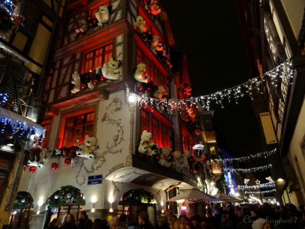 ciudad, calle, noche, metrópoli, iluminación, bazar