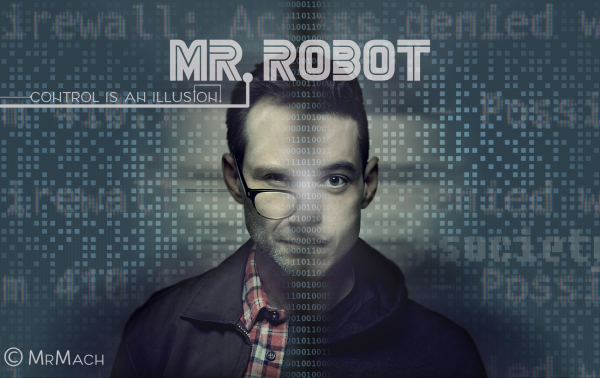 Hr Robot,Elliot Hr Robot,Rami Malek,Christian Slater,skærmbillede