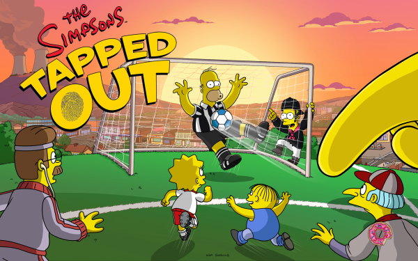 I Simpson, Homer Simpson, illustrazione, cartone animato, calcio, i fumetti