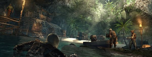 Videospiele,Überzeugung eines Attentäters,Mythologie,Assassin's Creed Black Flag,Dschungel,Bildschirmfoto