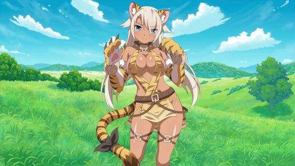 ilustración,Anime,dibujos animados,Mazmorra sakura,selva,Tiger Sakura Dungeon