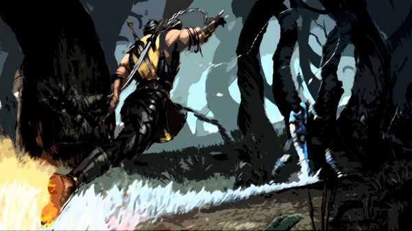 Mortal Kombat,UNDER,Null,1920x1080 px,Scorpion karakter