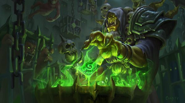 1920x1080 px,έργα τέχνης,Hearthstone Heroes of Warcraft,βιντεοπαιχνίδια,guldan,World of Warcraft