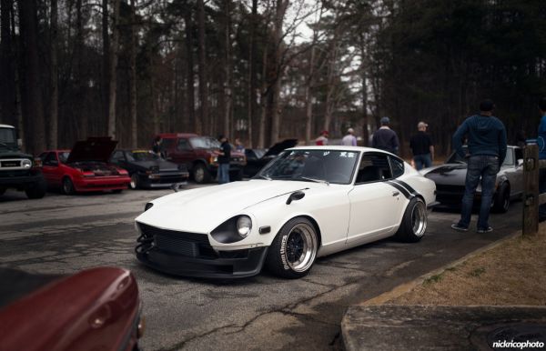 trees,people,street,car,vehicle,old school wheels