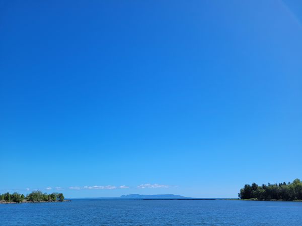 Natur,See,Bäume,sleeping giant,tbay,Himmelblau