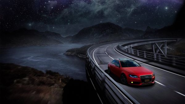 voiture,1920x1080 px,Audi,Audi A4,Audi B8,pont