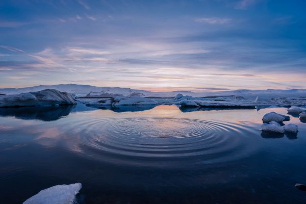 land-,landschap,water,zonsondergang,Zon,ijs-