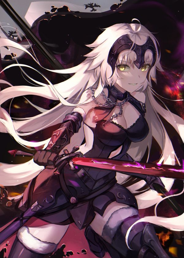 anime,animemeisjes,Fate Series,Fate Grote Bestel,Jeanne Alter Fate Grand Order,Avenger Fate Grand Order