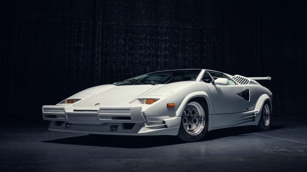 Lamborghini Countach,Countach 25th Anniversary,λευκά αυτοκίνητα,φωτογραφία