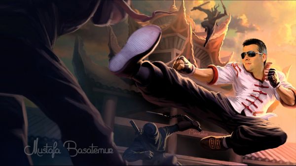 anime, Lee Sin League of Legends, captură de ecran, manipulare fotografie, Metin ent rk