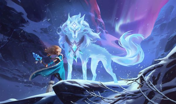 Dota 2,Dota,Ventil,Crystal Maiden DOTA2,Rylai,snø