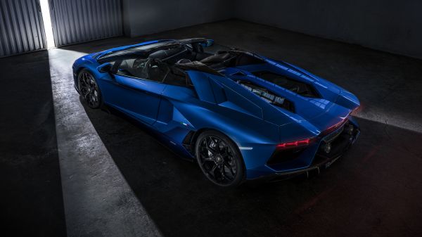 køretøj,Blå biler,Lamborghini Aventador LP 780 4,Lamborghini Aventador,Lamborghini,superbiler