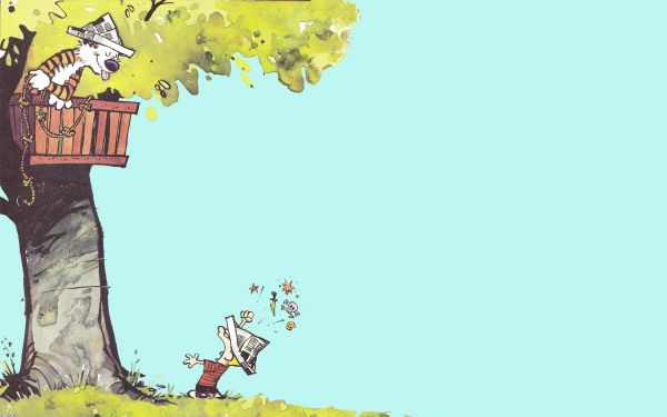 1920x1200 piksel,Calvin ve Hobbes