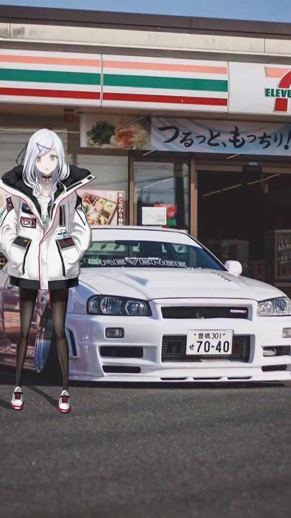 Nissan Skyline R34,รถยนต์ญี่ปุ่น,รถ,สาวอะนิเมะ,animeirl